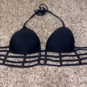 Black bikini top